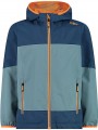 KID JACKET FIX HOOD petrol