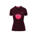 LADY T-SHIRT RAYON bordeaux